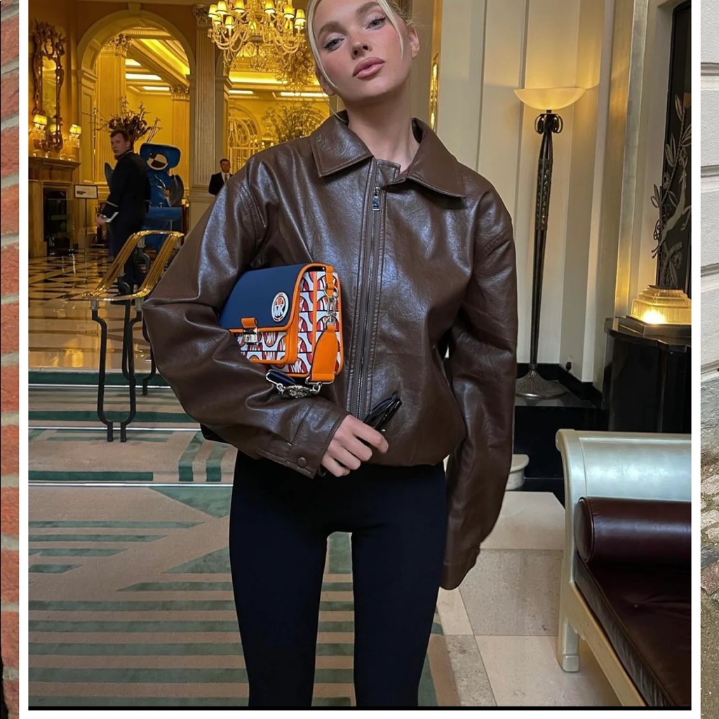 Brand New Brown Leather Jacket